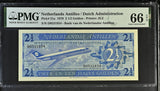 Netherlands Antilles 2 1/2 Gulden 1970 P 21 a Gem UNC PMG 66 EPQ