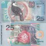 Suriname 25 Gulden 2000 P 148 UNC