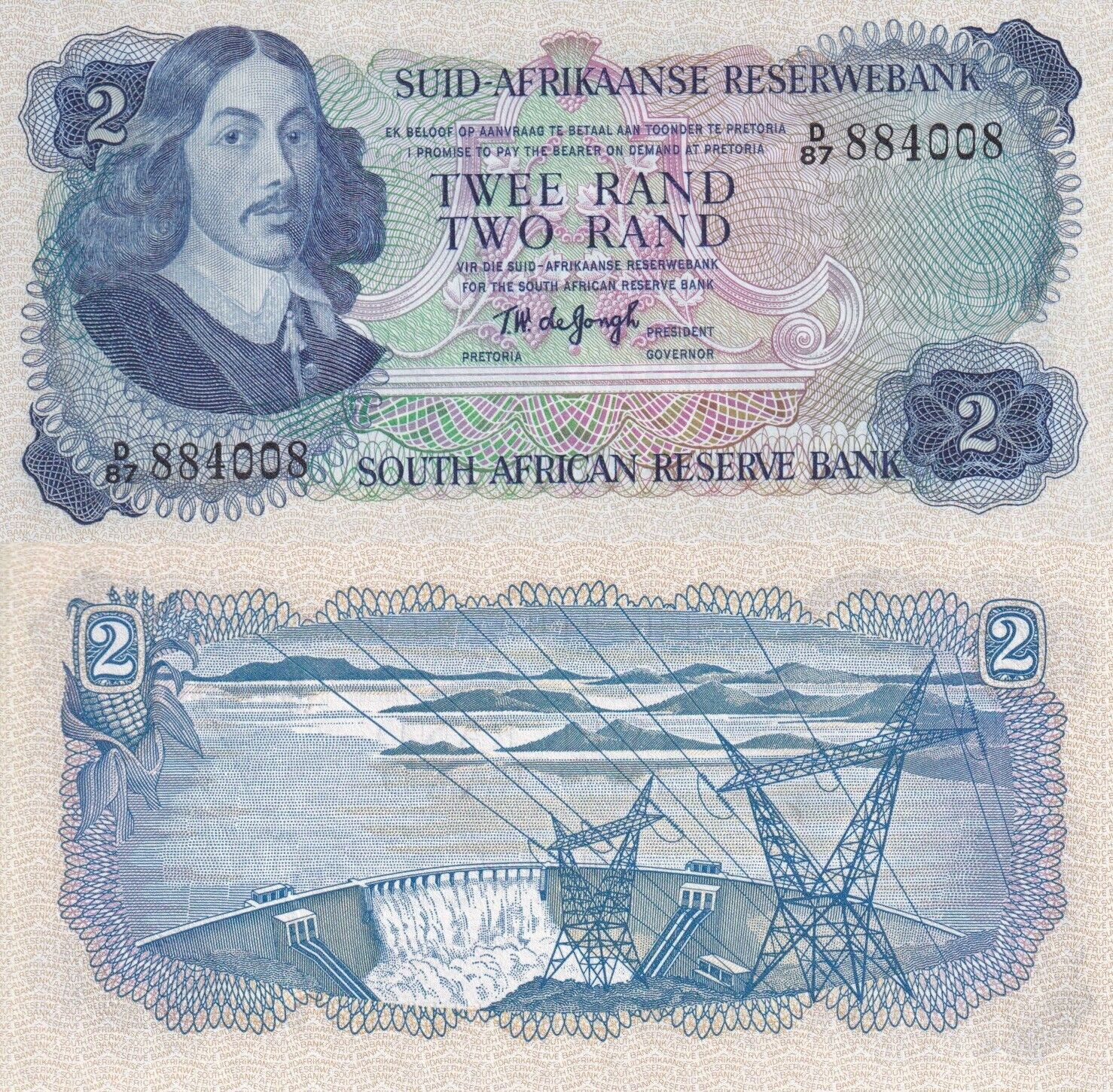 South Africa 2 Rands ND 1974 1976 P 117 UNC Noteshobby south-africa-2-rands-nd-1974-1976-p-117-unc-noteshobby