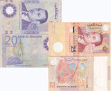 Morocco Set 2 UNC 20 25 Dirhams 2012 2019 HYBRID Commemorative P 73 78 Polymer