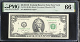 United States 2 Dollars Usa 2017A P 545 B New York Gem PMG 66 EPQ