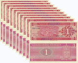Netherlands Antilles 1 Gulden 1970 P 20 UNC LOT 10 PCS