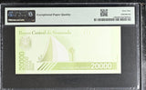 Venezuela 20000 Bolivares 2019 P 110 b Narrow Superb Gem UNC PMG 69 EPQ