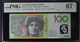 Australia 100 Dollars 2017 P 61 f Polymer Superb Gem UNC PMG 67 EPQ