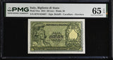 Italy 50 Lire 1951 P 91 a Gem UNC PMG 65 EPQ