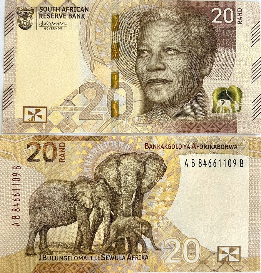 South Africa 20 Rand 2023 P 149 New Family Design UNC