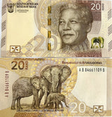 South Africa 20 Rand 2023 P 149 New Family Design UNC