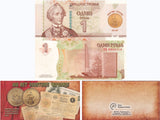 Transnistria 1 Ruble 2023 Commemorative 100th Gold Chervonets P 69 UNC W/Folder