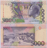 Saint Thomas & Prince 5000 Dobras 1996 P 65 UNC