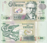 Uruguay 20 Pesos 2008 P 86 a UNC