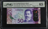 New Zealand 50 Dollars 2018 Polymer P 194 b Gem UNC PMG 65 EPQ