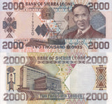 Sierra Leone 2000 Leones 2003 P 26 b UNC
