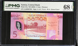 Samoa 5 Tala ND 2023 P 47 a #888789 Polymer Superb Gem UNC PMG 68 EPQ TOP POP