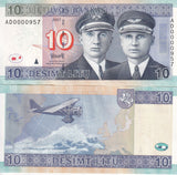 Lithuania 10 Litu 2007 P 68  Low 3 Digit UNC
