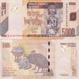 Congo 5000 Francs 2022 P 102 d UNC