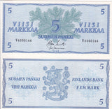 Finland 5 Markka 1963 P 99 UNC