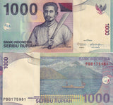 Indonesia 1000 Rupiah P 141 Random Date & Sign UNC