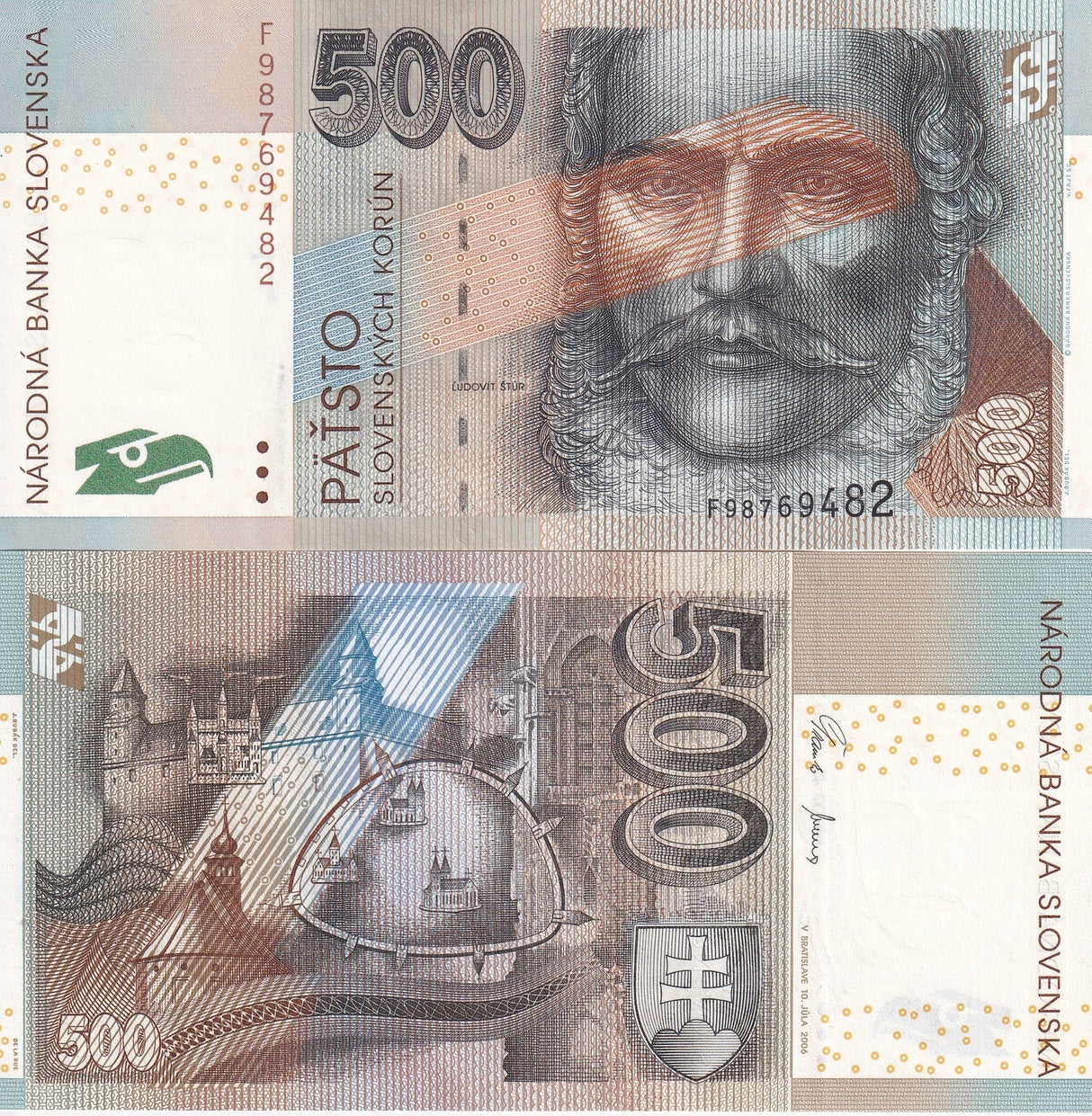Slovakia 500 Korun 2006 P 46 UNC
