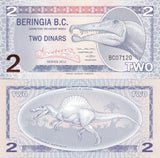 BERINGIA B.C. 2 D 2012 DINOSAURS Polymer FANTASY Private Issue