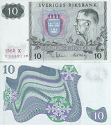 Sweden 10 Kronor 1968 Replacement P 52* UNC