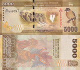 Sri Lanka 5000 Rupees 2020 P 128 NEW Sign UNC