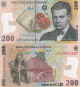 Romania 200 Leu 2018/2023 P 122 Polymer UNC