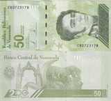 Venezuela 50 Bolivares 2021 P 118 UNC