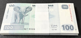 Congo 100 Francs 2022 P 98B New Sign UNC Lot 100 Pcs 1 Bundle