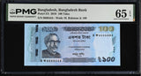 Bangladesh 100 Taka 2019 P 57 i Gem UNC PMG 65 EPQ