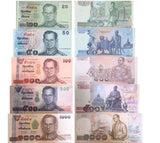 Thailand SPECIMEN SET 5 AU-UNC Little Tone 20-100 500 1000 Baht P 107 - 115