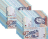 Venezuela 2 Bolivares 2013 P 88 UNC LOT 20 PCS