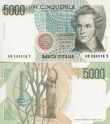 Italy 5000 Lire 1985 P 111 b UNC