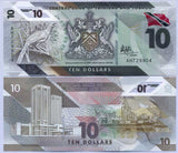 Trinidad & Tobago 10 Dollars 2020/2021 Polymer P 62 UNC