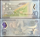 Solomon Islands 40 Dollars ND 2018 Polymer COMM. P 37 TDLR AUnc