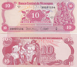 Nicaragua 10 Cordobas ND 1979 P 134 UNC