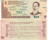 Argentina Chaco 10 Pesos 2021 P SNL UNC , Emergency Note, Manuel Obligado