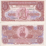 Great Britain 1 Pound British Armed Forces ND 1956 P M29 UNC