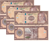 Guatemala 100 Quetzales 2025 / 2026 Commemorative 80th the BDG P 130 LOT 3 UNC