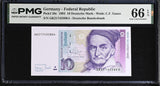 Germany Federal Republic 10 Mark 1993 P 38 c Gem UNC PMG 66 EPQ