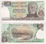 Argentina 50 Pesos Argentinos 1983 P 314 UNC