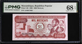 Mozambique 1000 Meticais 1980 P 128 Superb Gem UNC PMG 68 EPQ TOP POP