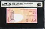 Macau 10 Patacas 2013 P 80 c Superb Gem UNC PMG 68 EPQ
