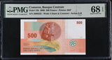 Comoros 500 Francs 2006 P 15 b Superb Gem UNC PMG 68 EPQ TOP POP