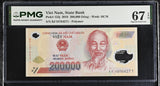Vietnam 200000 Dong 2019 Polymer P 123 j Superb Gem UNC PMG 67 EPQ