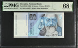 Slovakia 50 korun 2002 P 21 d Superb Gem UNC PMG 68 EPQ