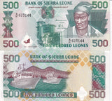 Sierra Leone 500 Leones 1998 P 23 b AUnc