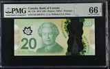 Canada 20 Dollars 2012 Polymer P 108 Wilkins Poloz Gem UNC PMG 66 EPQ