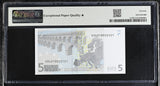 Euro 5 Euro Germany 2002 P 1 x Superb Gem UNC PMG 70 EPQ Extra Star TOP POP