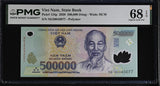 Vietnam 500000 Dong 2020 Polymer P 124 p Superb Gem UNC PMG 68 EPQ