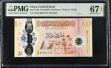 Libya 20 Dinars ND 2025 P 88 a D/1 Superb Gem UNC PMG 67 EPQ